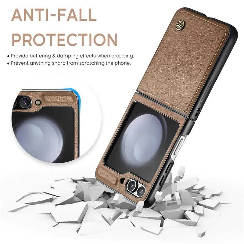 MagnetLux Wallet for Galaxy Z Flip 6/5 - DOKUTRONIX