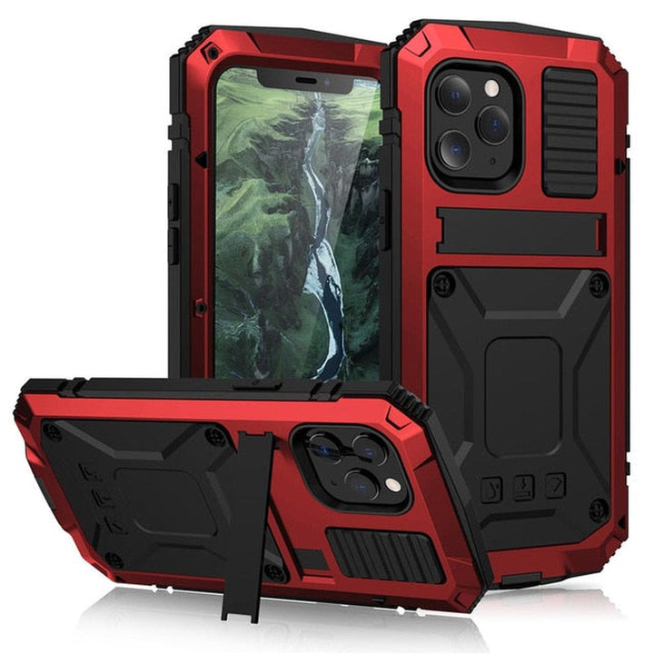 ProMax Kickstand Case with Tempered Glass - DOKUTRONIX