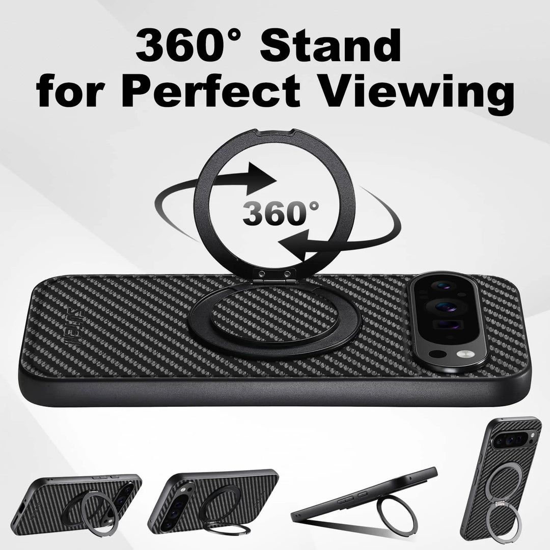 Carbon Fiber Kickstand Case for Google Pixel Pro - DOKUTRONIX