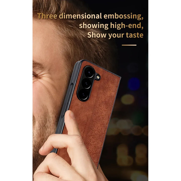 Galaxy Z Fold Leather Case - DOKUTRONIX