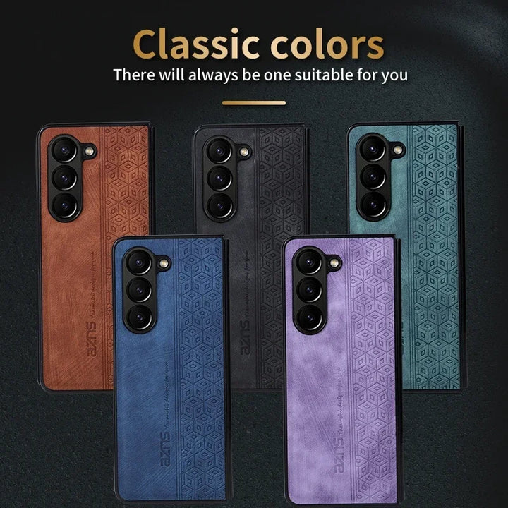 Galaxy Z Fold Leather Case - DOKUTRONIX