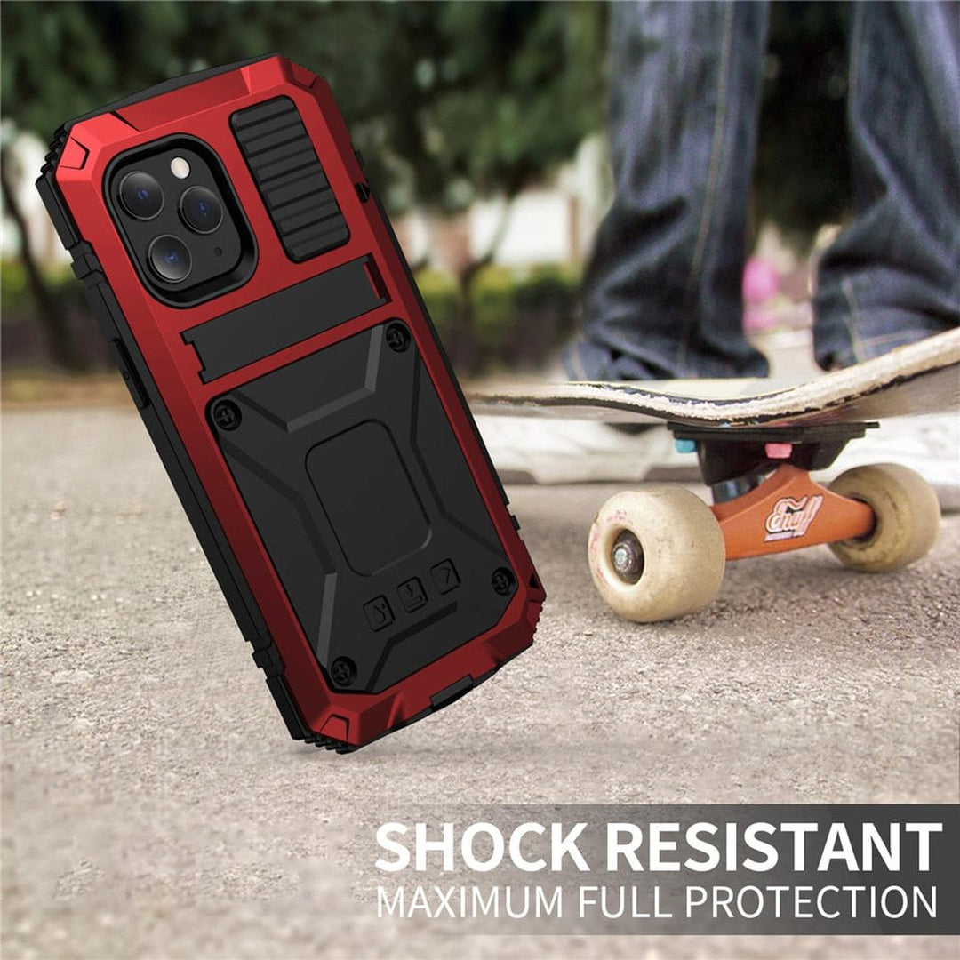 ProMax Kickstand Case with Tempered Glass - DOKUTRONIX