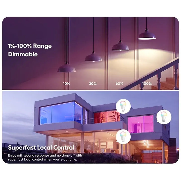 RGB Magic 16-Color Smart LED Bulb with Remote - DOKUTRONIX