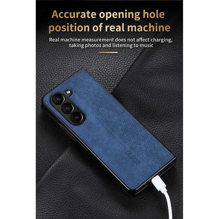 Elegance PU Leather Case for Galaxy Z Fold Series - DOKUTRONIX