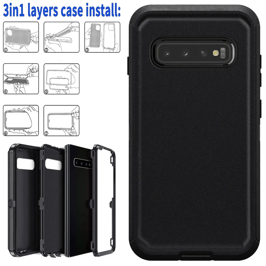 RuggedGuard 3-in-1 Case for Galaxy S10+ / S10 / S10E - DOKUTRONIX