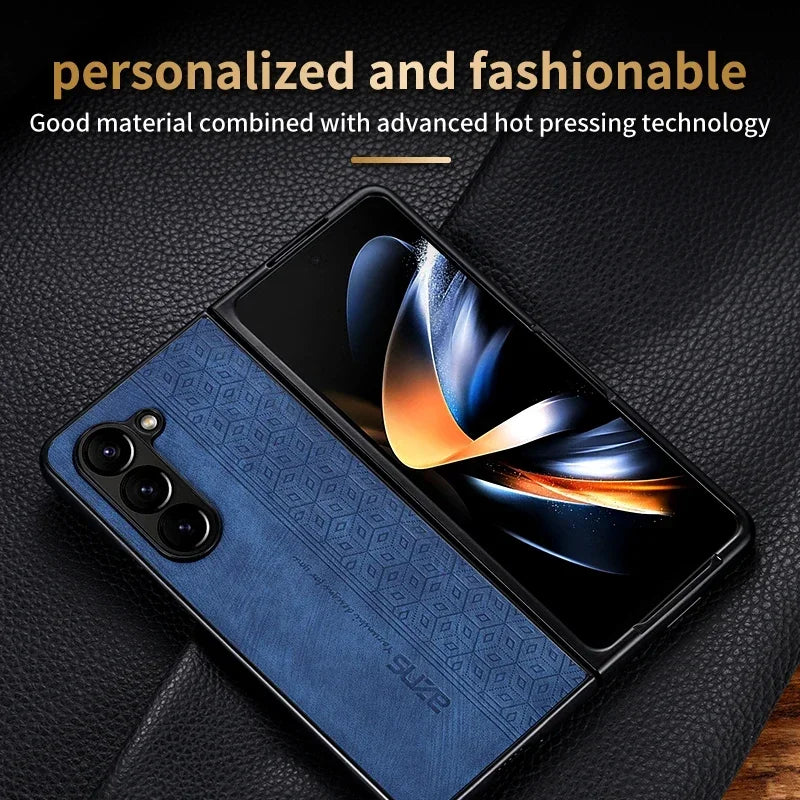 Galaxy Z Fold Leather Case - DOKUTRONIX