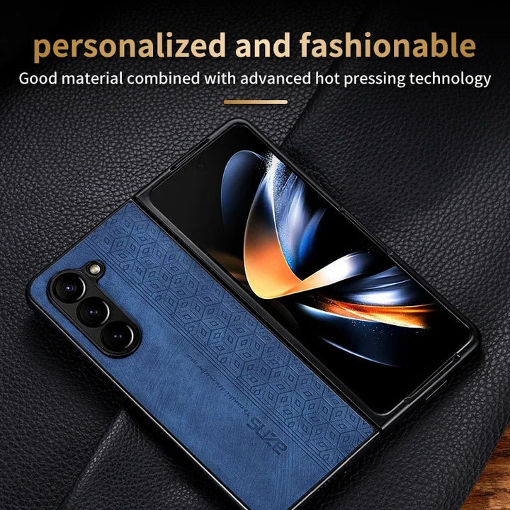 Galaxy Z Fold Leather Case - DOKUTRONIX