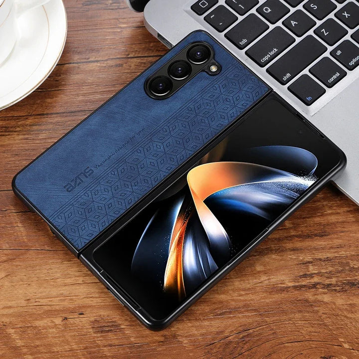 Elegance PU Leather Case for Galaxy Z Fold Series - DOKUTRONIX