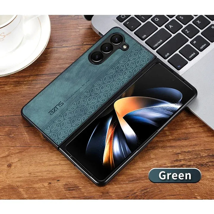 Galaxy Z Fold Leather Case - DOKUTRONIX