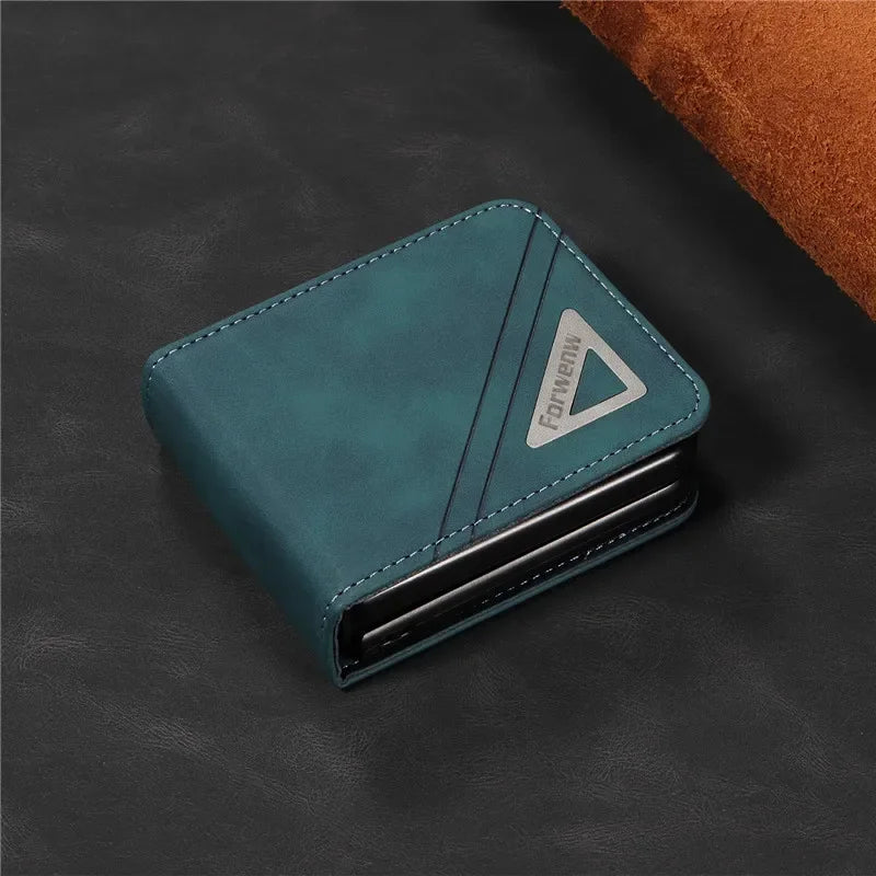 Retro Luxe Leather Flip Case for Samsung Z Flip - DOKUTRONIX