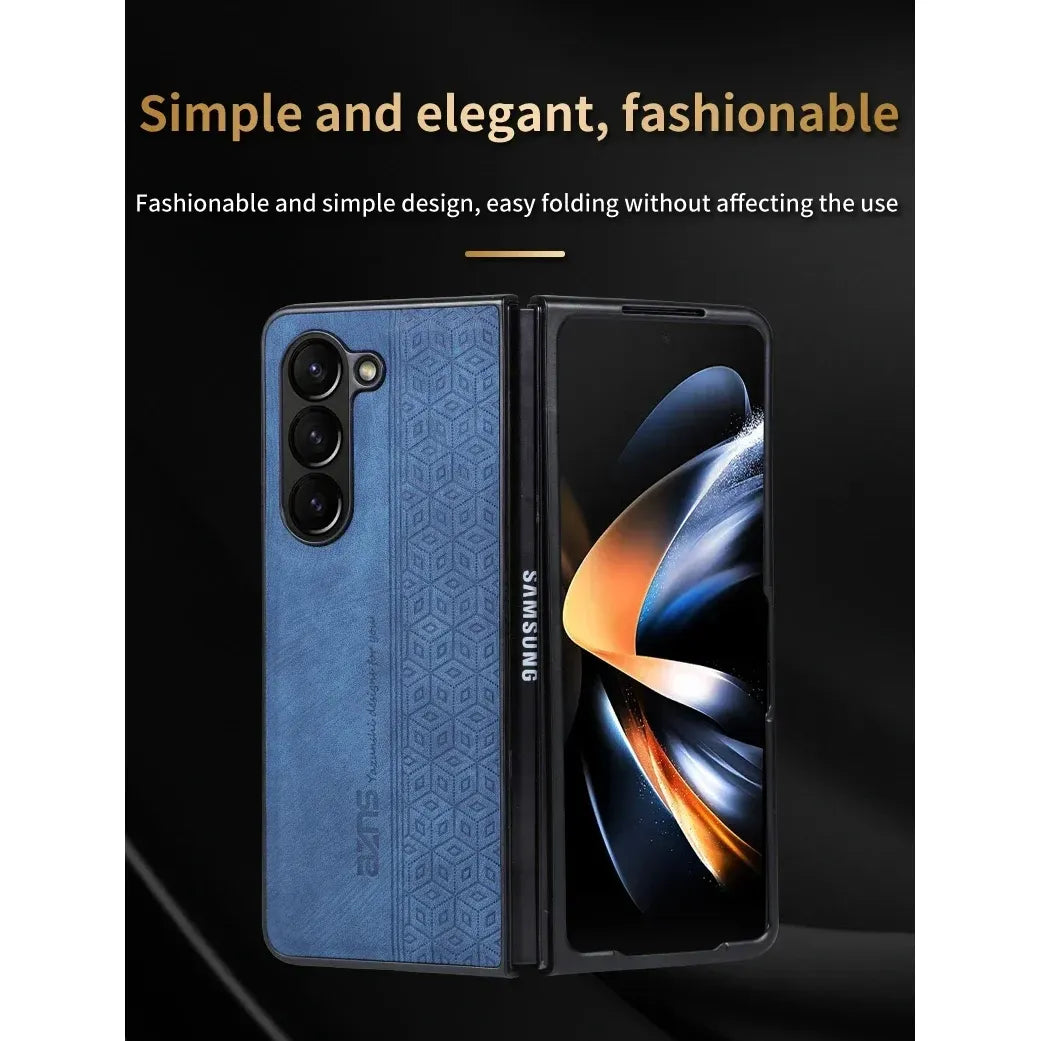 Galaxy Z Fold Leather Case - DOKUTRONIX