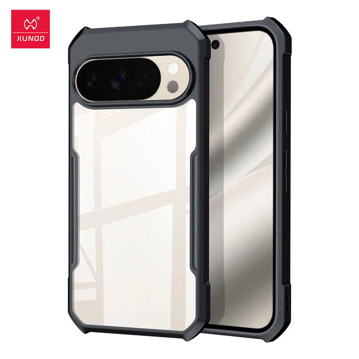 Xundd for Google Pixel 10 Pro/10 Pro XL Case Ultra Clear Back Cover, Airbag Shockproof Acrylic+TPU Hybrid Protective Phone Shell - DOKUTRONIX