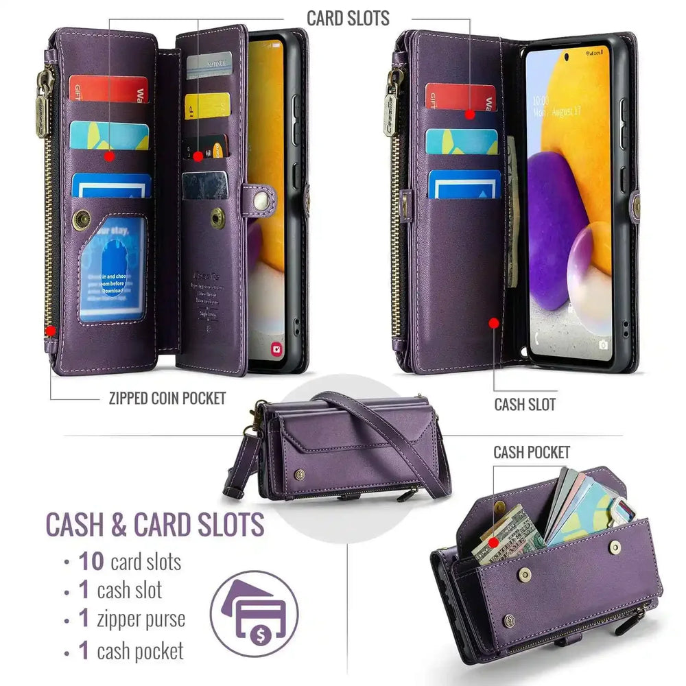 Galaxy Crossbody Wallet Case - DOKUTRONIX