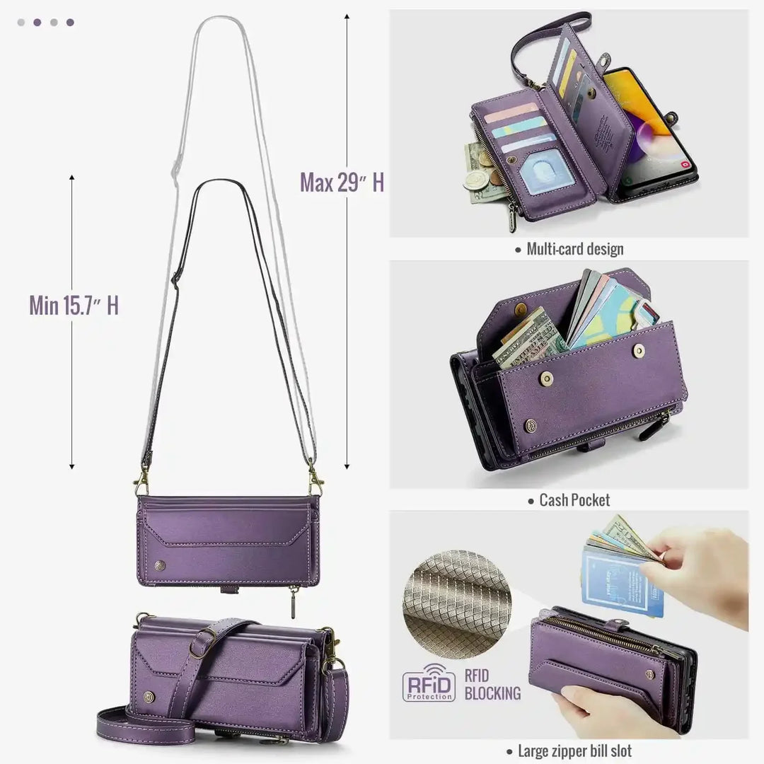 Galaxy Crossbody Wallet Case & Card Holder - DOKUTRONIX