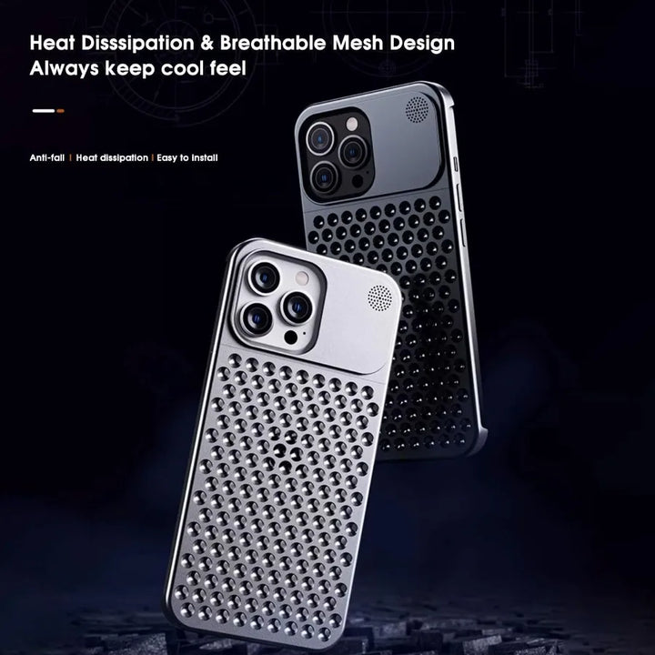 Rimless Alloy Aroma Case for iPhone - DOKUTRONIX