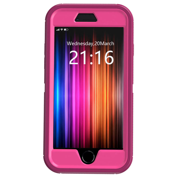 Rugged Armor Red Case for iPhone SE 3/2 (2020/2022) - DOKUTRONIX