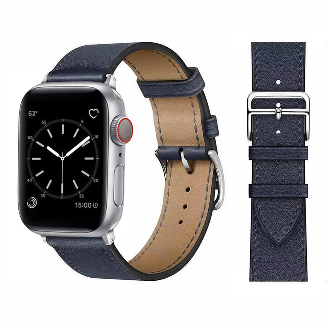 Elegance Leather Wrap for Apple Watch - DOKUTRONIX