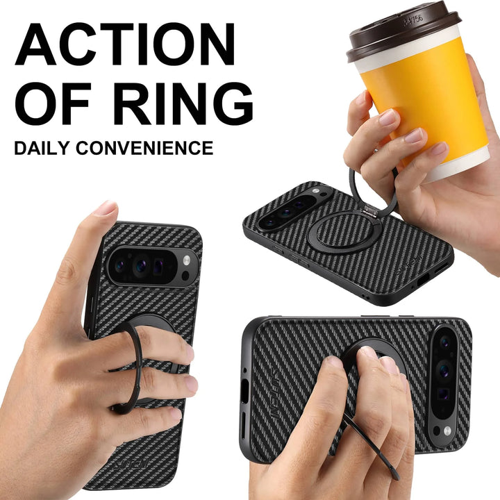 Carbon Fiber Kickstand Case for Google Pixel Pro - DOKUTRONIX