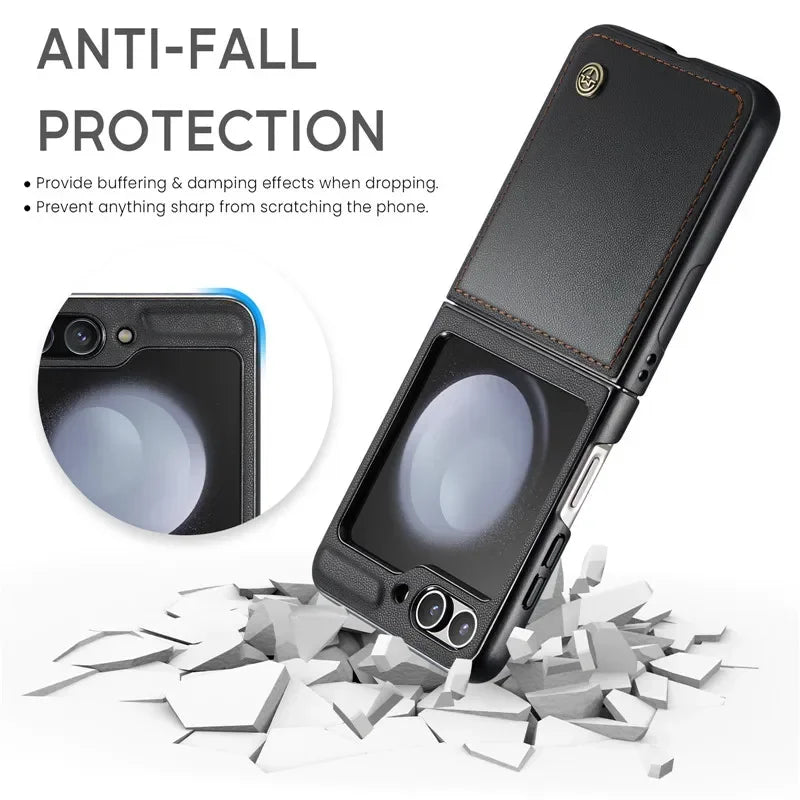 MagnetLux Wallet for Galaxy Z Flip 6/5 - DOKUTRONIX