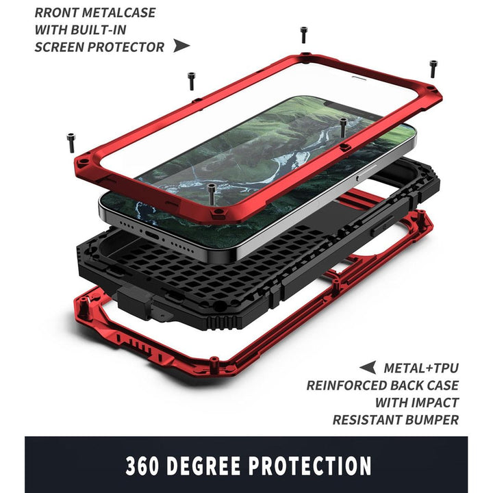 ProMax Kickstand Case with Tempered Glass - DOKUTRONIX