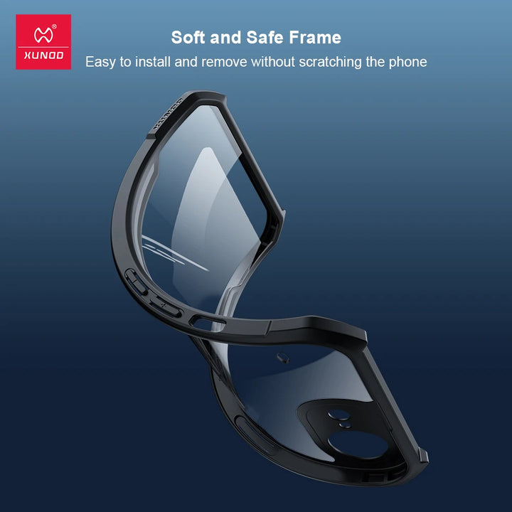 Xundd for Google Pixel 10 Pro/10 Pro XL Case Ultra Clear Back Cover, Airbag Shockproof Acrylic+TPU Hybrid Protective Phone Shell - DOKUTRONIX