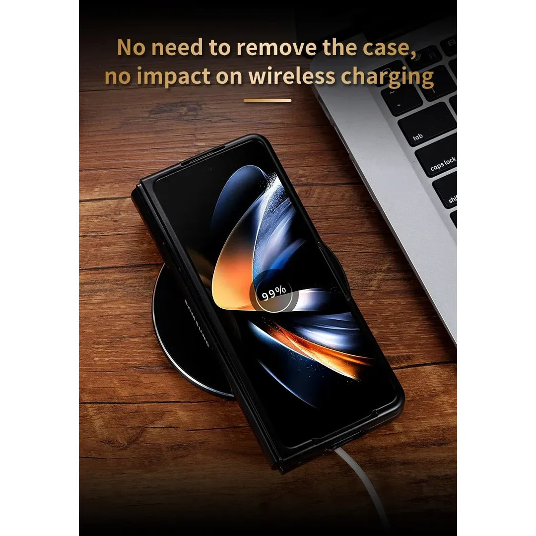 Galaxy Z Fold Leather Case - DOKUTRONIX