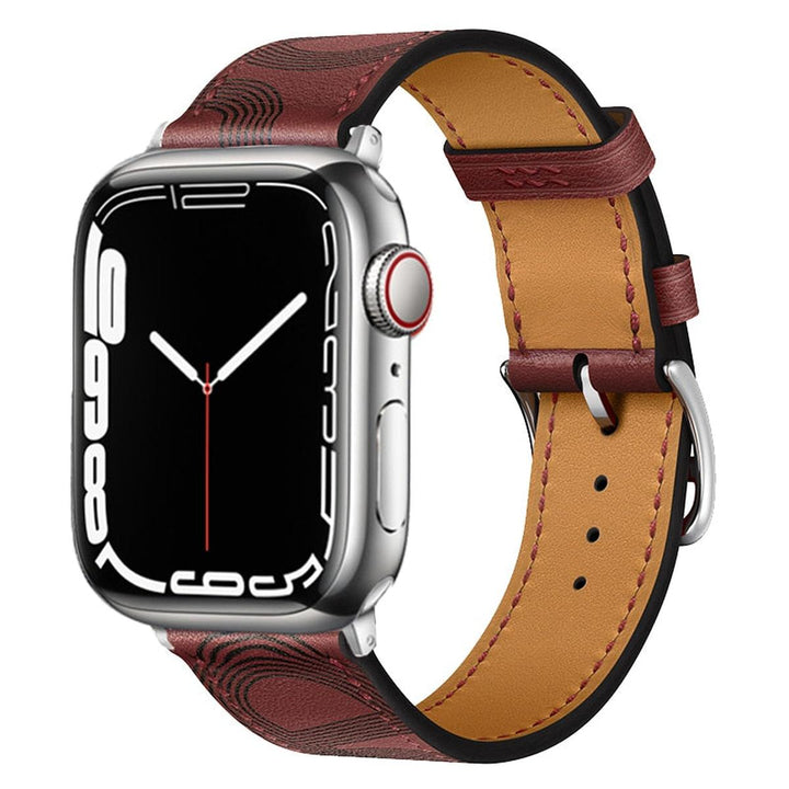 Elegance Leather Wrap for Apple Watch - DOKUTRONIX