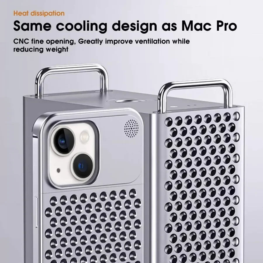 Rimless Alloy Aroma Case for iPhone - DOKUTRONIX