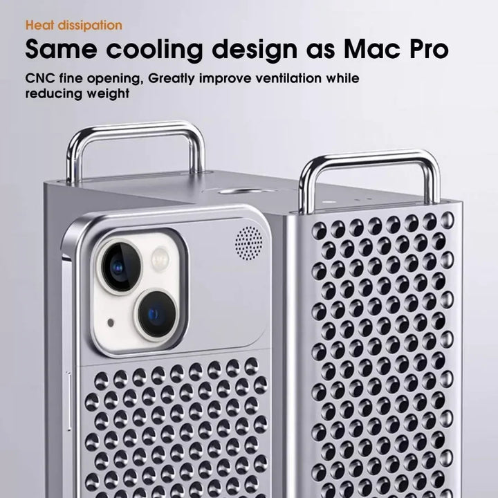 Rimless Alloy Aroma Case for iPhone - DOKUTRONIX