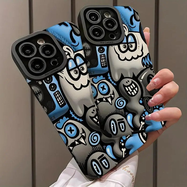 Cartoon Grafitti Phone Cover for IPhone - DOKUTRONIX