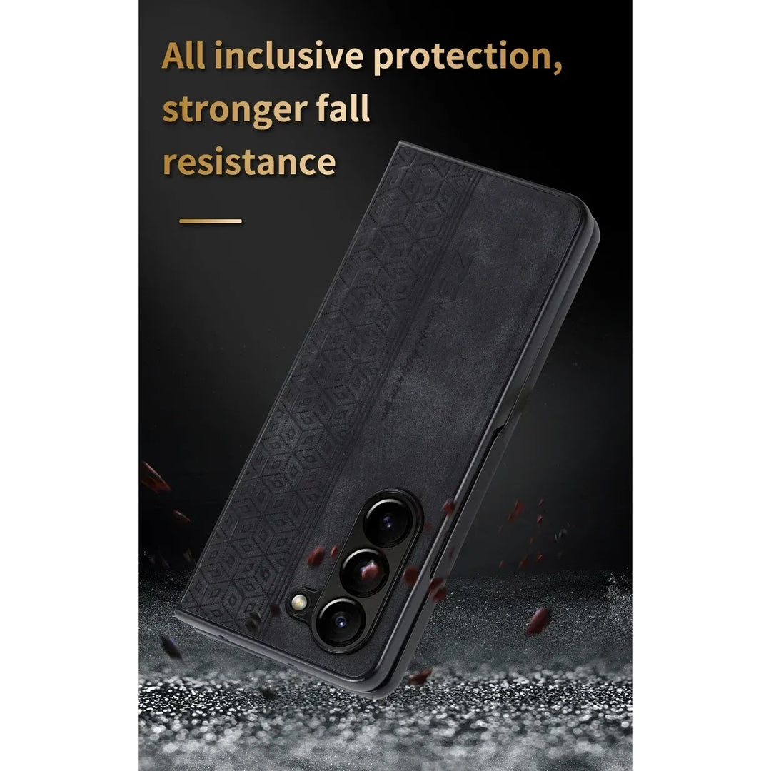 Elegance PU Leather Case for Galaxy Z Fold Series - DOKUTRONIX