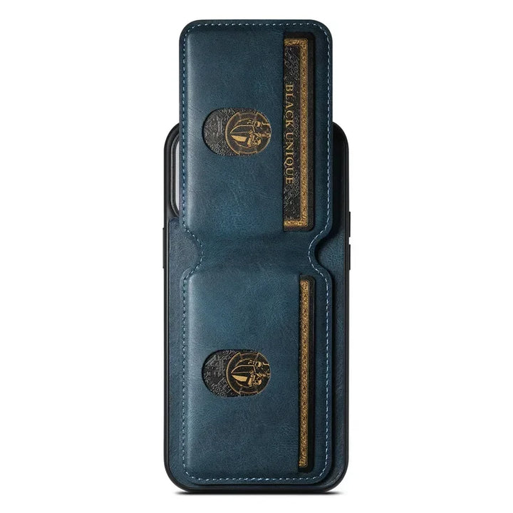 LeatherLux Wallet Case for iPhone - DOKUTRONIX