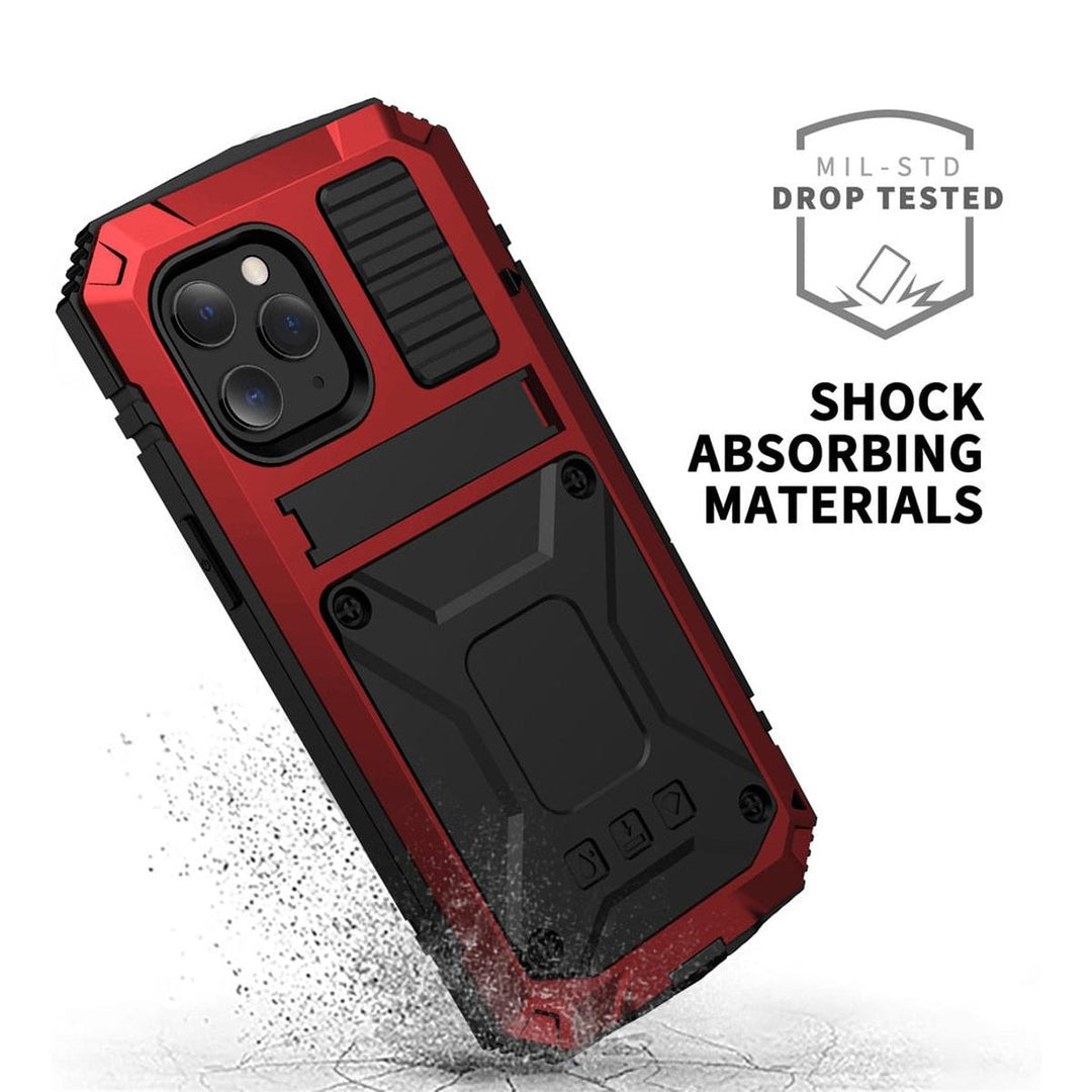 ProMax Kickstand Case with Tempered Glass - DOKUTRONIX