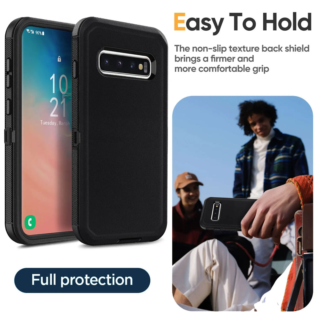 Shockproof 3-in-1 Galaxy S10+ Case - DOKUTRONIX