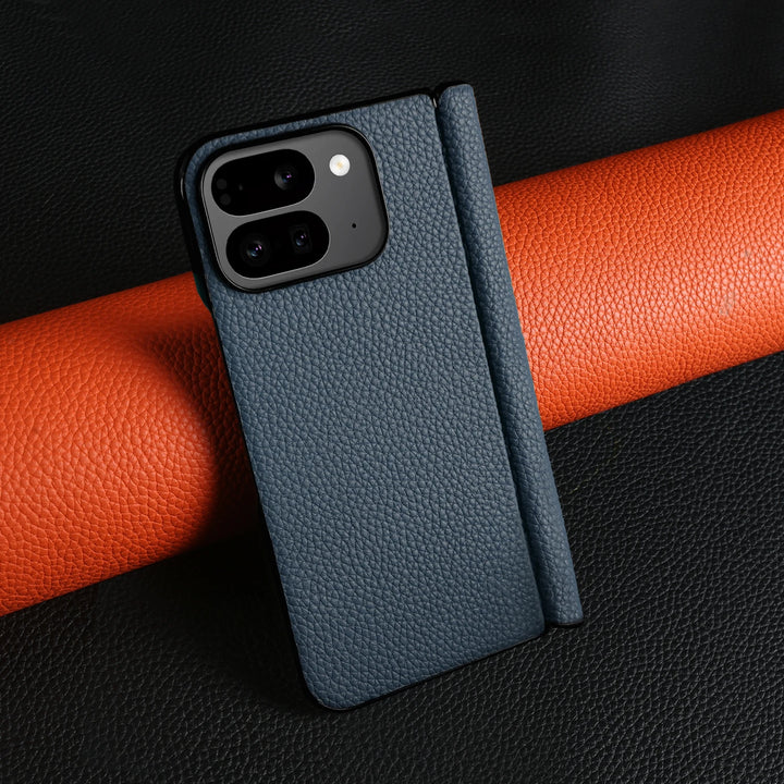 Pixel 9 Pro Fold Leather Case - Protective Etui Cover - DOKUTRONIX