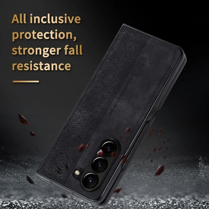 Elegance PU Leather Case for Galaxy Z Fold Series - DOKUTRONIX