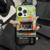 Initial Silver Matte Hard Cover Phone Case