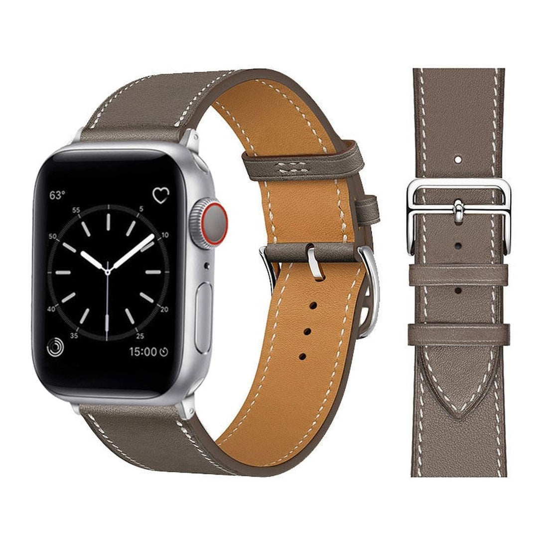 Elegance Leather Wrap for Apple Watch - DOKUTRONIX