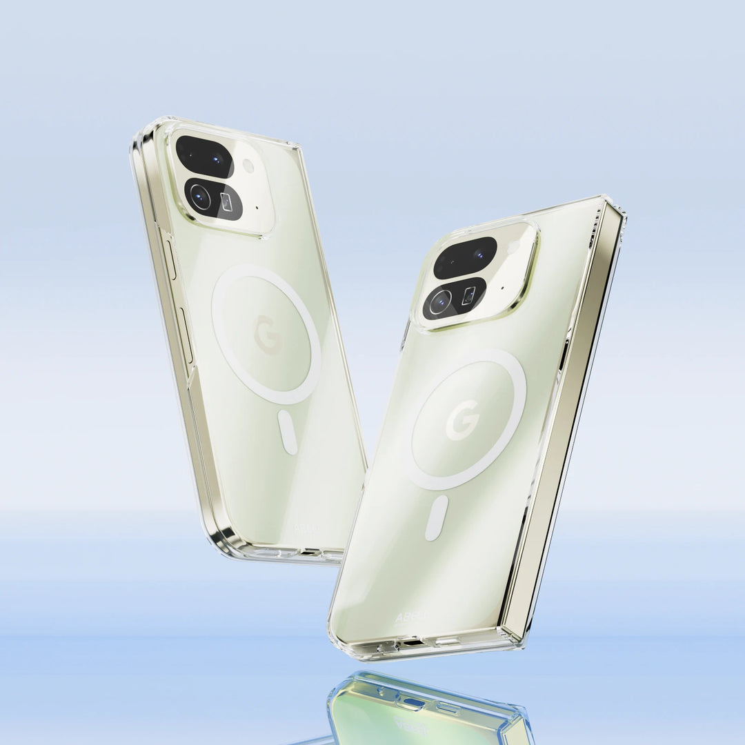 For Google Pixel Fold 10 Pro Fold Case Protective Clear Magsafe Anti-Scrach Shell Back Cover - DOKUTRONIX