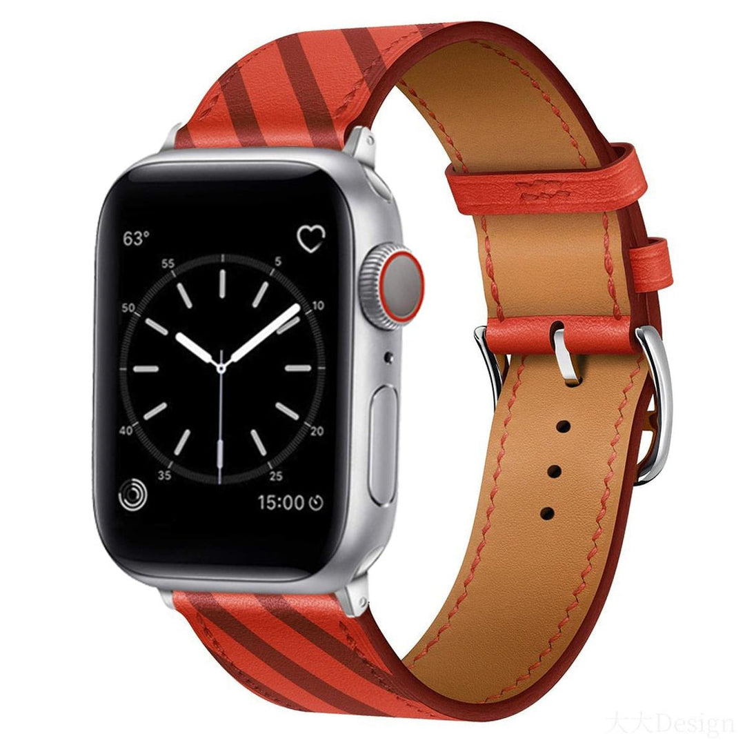 Elegance Leather Wrap for Apple Watch - DOKUTRONIX