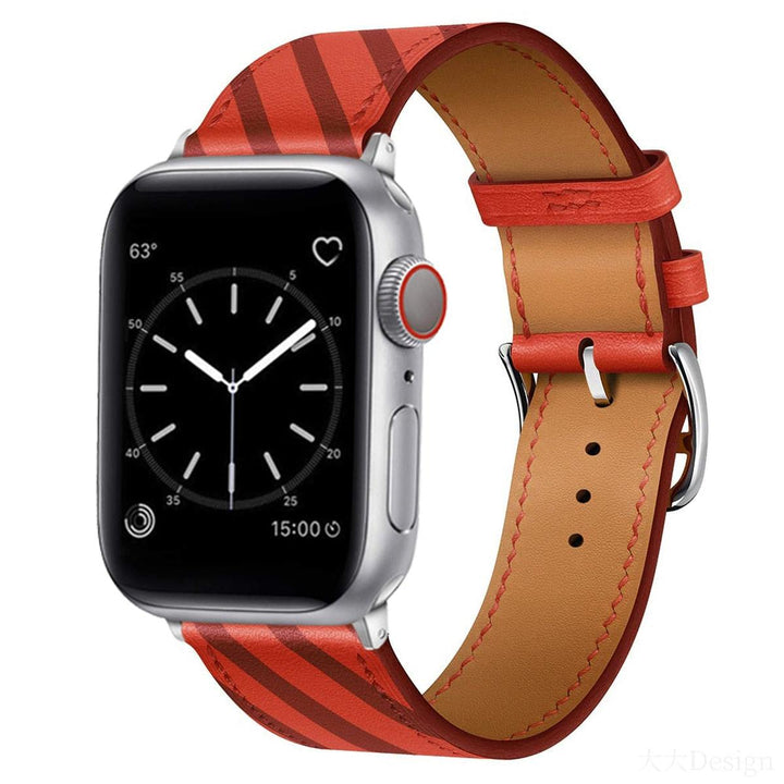 Elegance Leather Wrap for Apple Watch - DOKUTRONIX