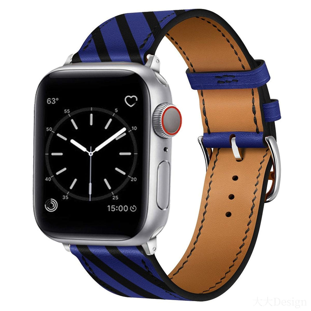 Elegance Leather Wrap for Apple Watch - DOKUTRONIX
