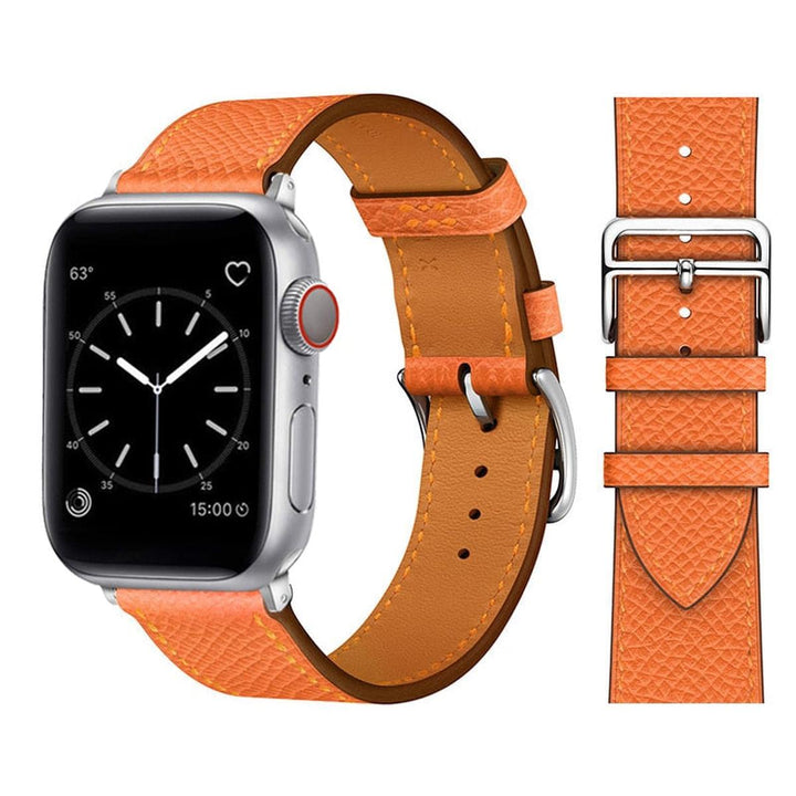 Elegance Leather Wrap for Apple Watch - DOKUTRONIX