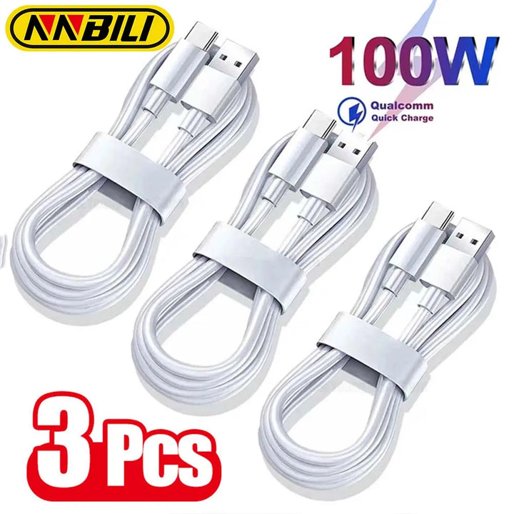 NNBILI UltraCharge Type-C Cable Trio Pack - DOKUTRONIX