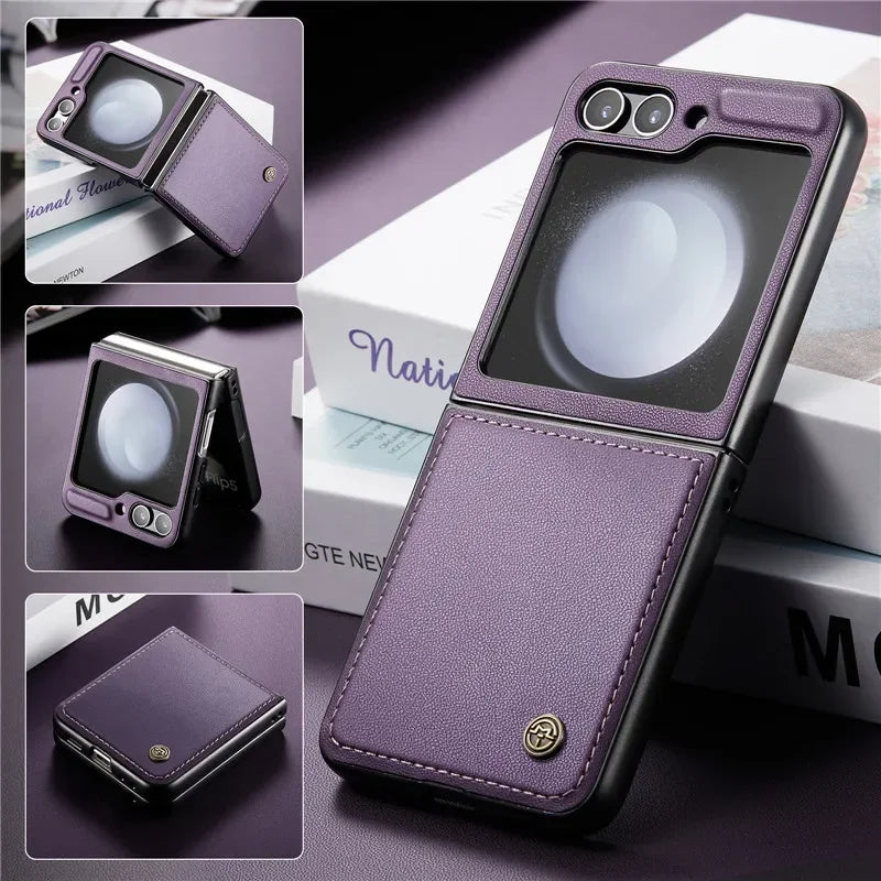 MagnetLux Wallet for Galaxy Z Flip 6/5 - DOKUTRONIX