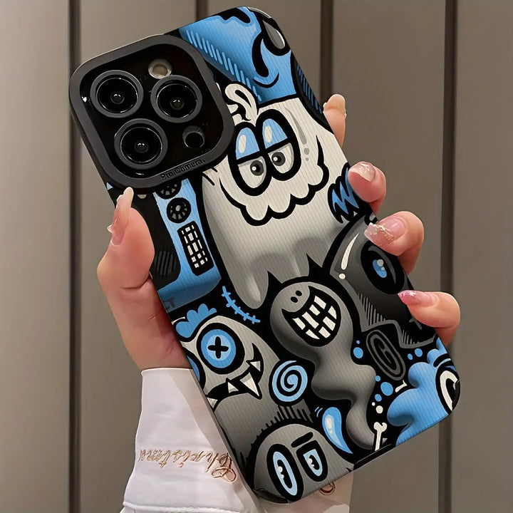 Cartoon Grafitti Phone Cover for IPhone - DOKUTRONIX
