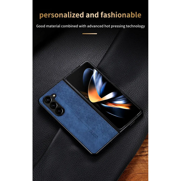 Galaxy Z Fold Leather Case - DOKUTRONIX