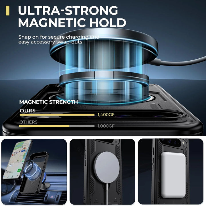 PixelGuard Pro: Rugged Case with Kickstand - DOKUTRONIX