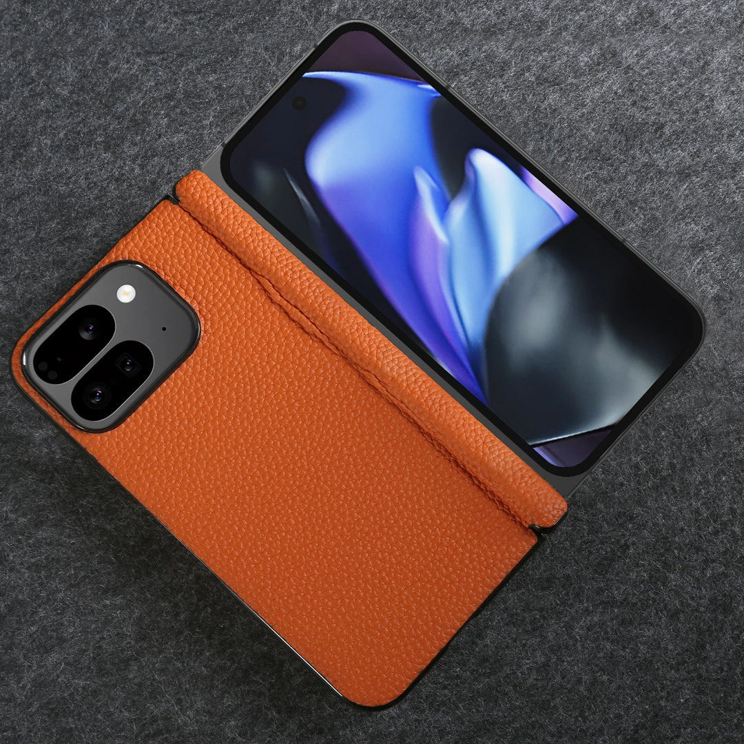 Pixel 9 Pro Fold Leather Case - Protective Etui Cover - DOKUTRONIX