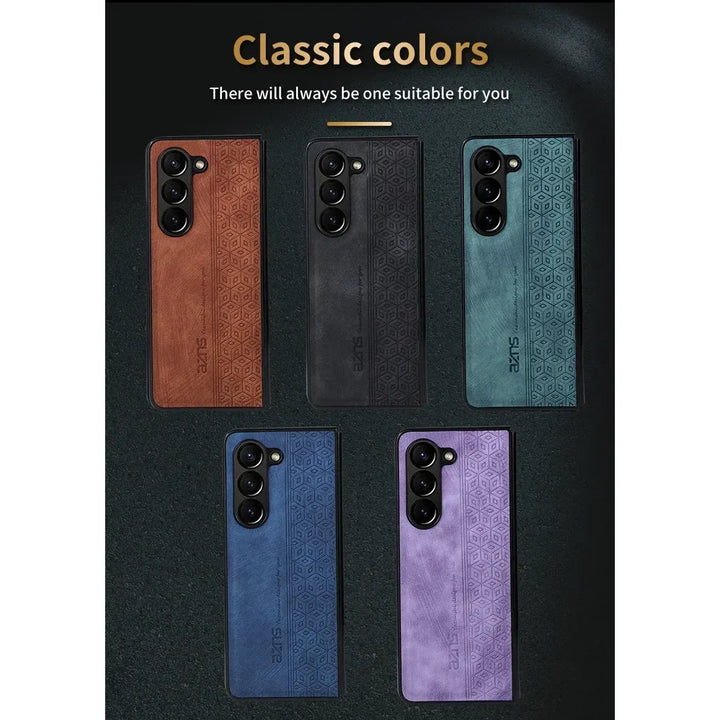 Galaxy Z Fold Leather Case - DOKUTRONIX